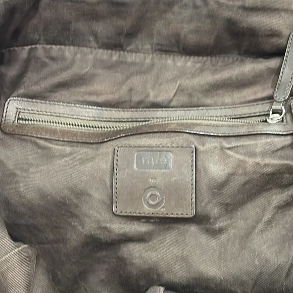 Rafe black satchel with multiple pockets